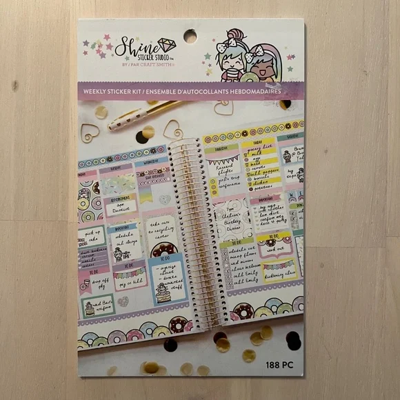 Shine Sticker Studio Weekly Sticker Kit - Picture 1 of 8